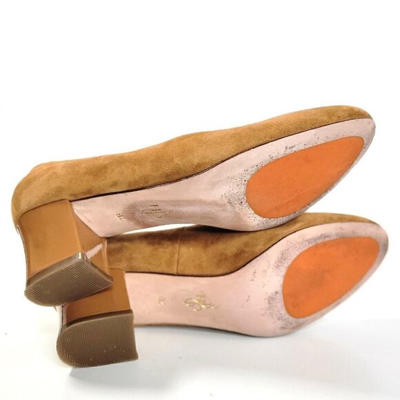 Cole Haan Womens Low block Heel Pumps Suede Size US 7B - Picture 10 of 15